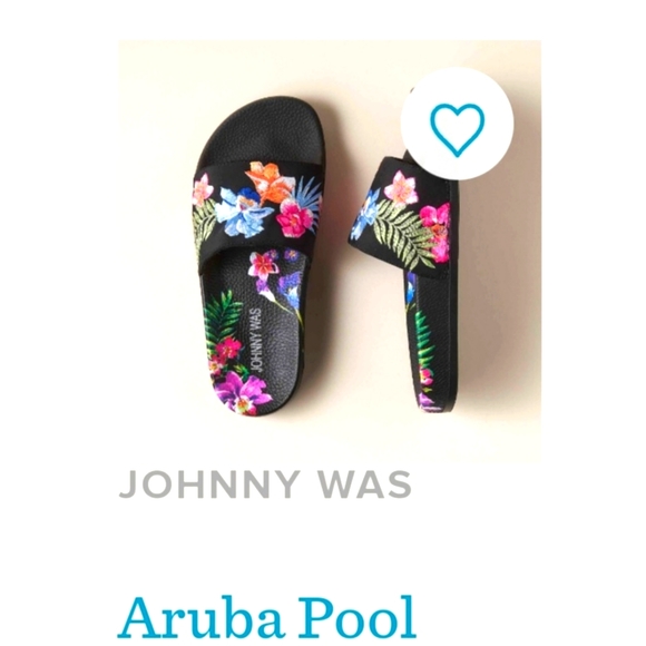 Johnny Was Shoes Johnny Was Aruba Pool Slides Poshmark